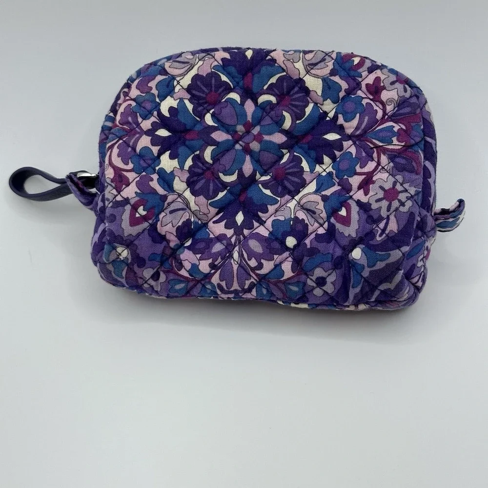 Vera Bradley Medium Cosmetic Bag Regal Rosette Pattern